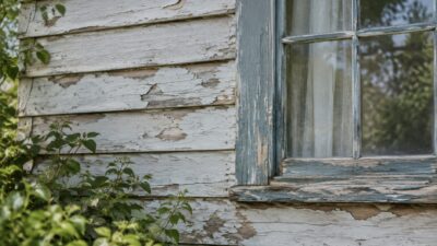 Почему шелушится краска на деревянном фасаде
